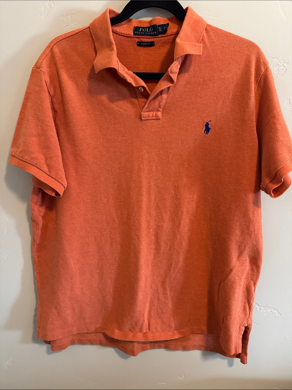 Polo Ralph Lauren Heathered orange golf shirt